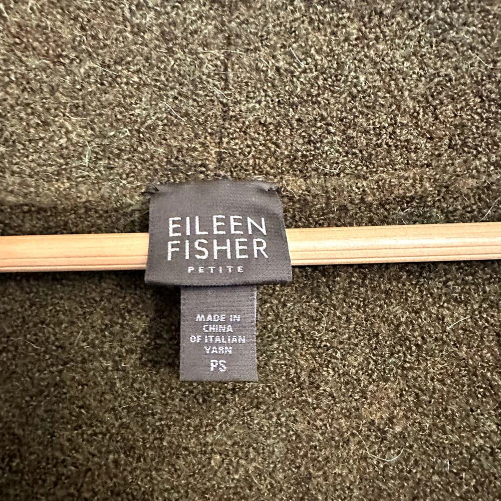 Eileen Fisher Wool Cardigan Petite S - Picture 3 of 4
